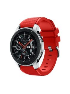   Szilikon Óraszíj - Pótszíj Samsung Galaxy Watch 46mm - Sport Style Series Piros