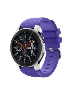   Szilikon Óraszíj - Pótszíj Samsung Galaxy Watch 46mm - Sport Style Series Lila