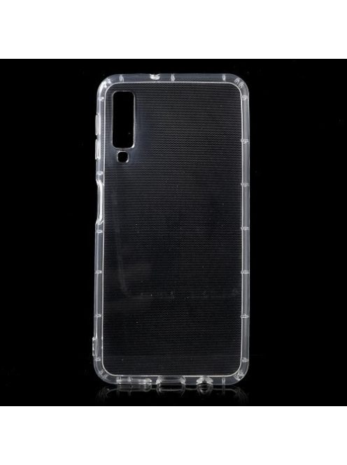 Samsung Galaxy A7 (2018) Ütésálló Szilikon Tok Shock TPU GEL Series Áttetsző