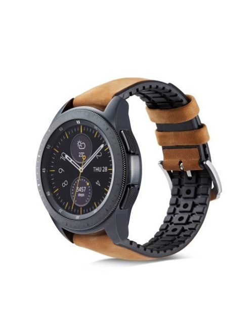 Huawei Watch GT Pótszíj - Óraszíj Bőr / Szilikonbelsővel Mintás A03