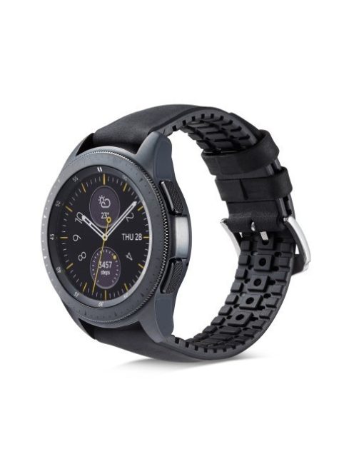 Huawei Watch GT Pótszíj - Óraszíj Bőr / Szilikonbelsővel Mintás A05
