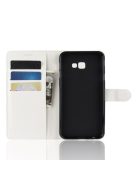 Samsung Galaxy J4+ / J4 Plus Notesz Tok Business Series Kitámasztható Bankkártyatartóval Fehér