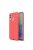 Huawei Honor 10 Lite Szilikon Tok Bőrmintázattal TPU Prémium Piros