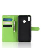 Huawei Honor 10 Lite Notesz Tok Business Series Kitámasztható Bankkártyatartóval Zöld