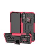 Huawei Honor 10 Lite Ütésálló Tok Kitámasztható 2in1 Hybrid Pink