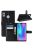 Huawei P Smart 2019 Notesz Tok Business Series Kitámasztható Bankkártyatartóval Fekete