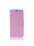 Huawei P Smart 2019 Notesz Tok Business Series Kitámasztható Bankkártyatartóval Rózsaszín