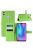 Huawei P Smart 2019 Notesz Tok Business Series Kitámasztható Bankkártyatartóval Zöld