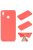 Huawei P Smart 2019 Tok Szilikon Soft Matte Series Piros