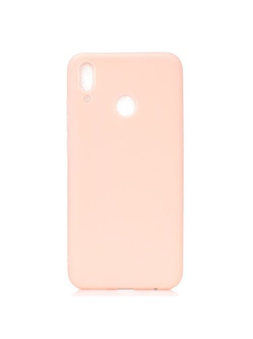 Huawei P Smart 2019 Tok Szilikon Soft Matte Series Rózsaszín