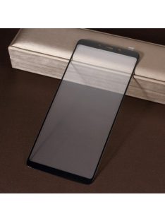   Samsung Galaxy A9 (2018) Tempered Glass - Kijelzővédő Üveg FULL 3D Fekete