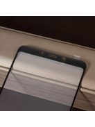Samsung Galaxy A9 (2018) Tempered Glass - Kijelzővédő Üveg FULL 3D Fekete