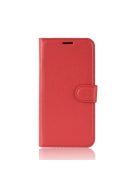 Samsung Galaxy S10e Notesz Tok Business Series Kitámasztható Bankkártyatartóval Piros