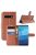 Samsung Galaxy S10 Notesz Tok Business Series Kitámasztható Bankkártyatartóval Barna