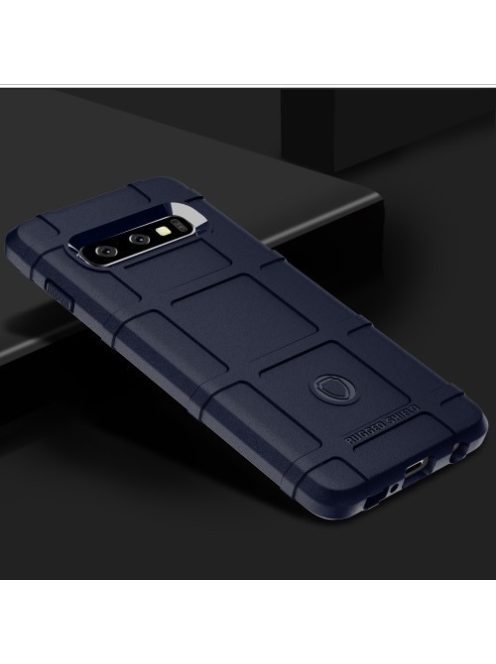 Samsung Galaxy S10 Ütésálló Tok Anti-Shock Series Rugged Shield -RMPACK- Sötétkék