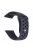 Samsung Galaxy Watch Active Óraszíj - Pótszíj SM-R500 Szilikon Hollow Style Lyukacsos Fekete