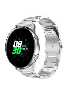   Samsung Galaxy Watch Active Pótszíj Óraszíj SM-R500 Fémszíj - Ezüst