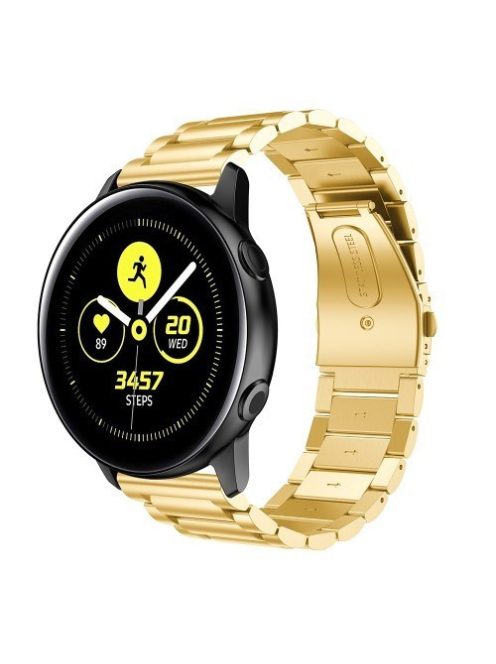 Samsung Galaxy Watch Active Pótszíj Óraszíj SM-R500 Fémszíj - Arany