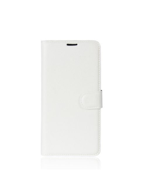 Huawei P30 Lite Notesz Tok Business Series Kitámasztható Bankkártyatartóval Fehér