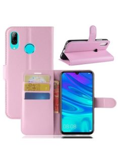   Huawei P30 Lite Notesz Tok Business Series Kitámasztható Bankkártyatartóval Rózsaszín