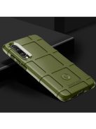 Huawei P30 Ütésálló Tok Anti-Shock Series Rugged Shield -RMPACK- KatonaZöld