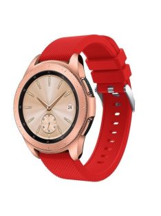   Samsung Galaxy Watch 42mm Szíj Sport Style Series Szilikon Pótszíj Piros
