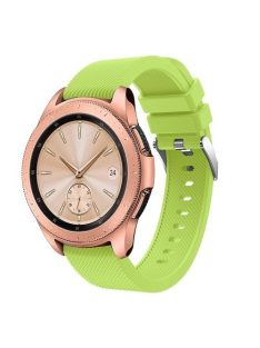   Samsung Galaxy Watch 42mm Szíj Sport Style Series Szilikon Pótszíj Zöld