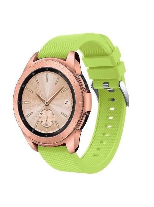 Samsung Galaxy Watch 42mm Szíj Sport Style Series Szilikon Pótszíj Zöld