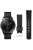 Samsung Galaxy Watch 42mm Óraszíj - Pótszíj Szilikon Stripe Texture Style RMPACK Fekete