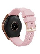 Samsung Galaxy Watch 42mm Óraszíj - Pótszíj Szilikon Stripe Texture Style RMPACK Rózsaszín