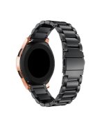 Samsung Galaxy Watch 42mm Pótszíj Fémszíj Óraszíj - Fekete