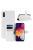 Samsung Galaxy A50 Notesz Tok Business Series Kitámasztható Bankkártyatartóval Fehér
