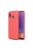 Samsung Galaxy A40 Szilikon Tok Bőrmintázattal TPU Prémium Piros