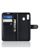 Samsung Galaxy A40 Notesz Tok Business Series Kitámasztható Bankkártyatartóval Fekete