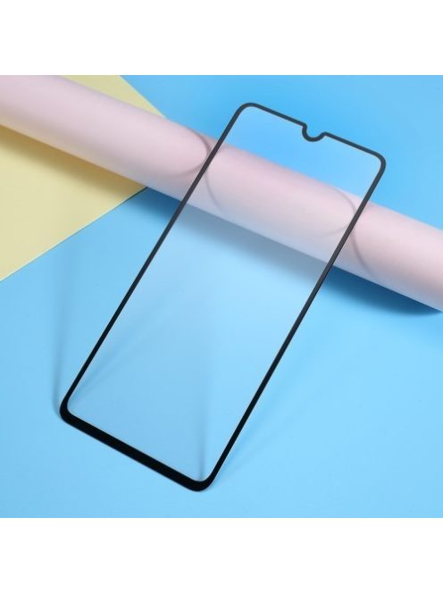 Samsung Galaxy A70 Tempered Glass - Kijelzővédő Üveg - Full Size- 9D Fekete