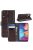 Samsung Galaxy A20e Bőrtok Notesz Kártyatartóval Kitámasztható Barna