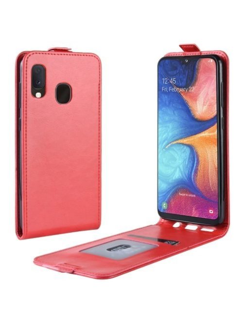 Samsung Galaxy A20e Flip Tok Mágneses Piros