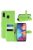 Samsung Galaxy A20e Notesz Tok Business Series Kitámasztható Bankkártyatartóval Zöld