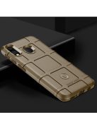 Samsung Galaxy A10 Ütésálló Tok Anti-Shock Series Rugged Shield -RMPACK- Barna