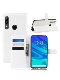   Huawei P Smart Z Notesz Tok Business Series Kitámasztható Bankkártyatartóval Fehér