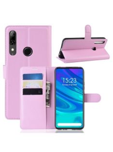   Huawei P Smart Z Notesz Tok Business Series Kitámasztható Bankkártyatartóval Rózsaszín