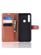 Huawei P Smart Z Notesz Tok Business Series Kitámasztható Bankkártyatartóval Barna