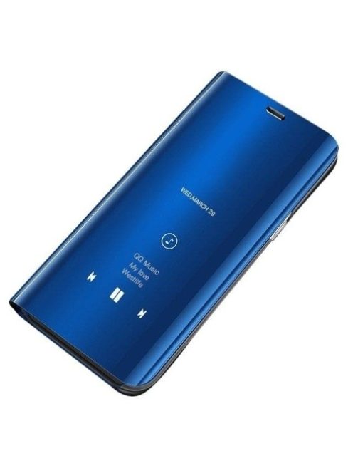 Samsung Galaxy A70 Clear View Notesz Cover - Mirror View Tok Kék