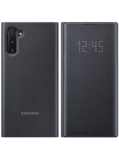   Samsung Galaxy Note 10 Gyári Tok LED View Cover EF-NN970PBEGWW Fekete