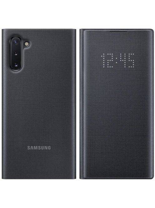Samsung Galaxy Note 10 Gyári Tok LED View Cover EF-NN970PBEGWW Fekete