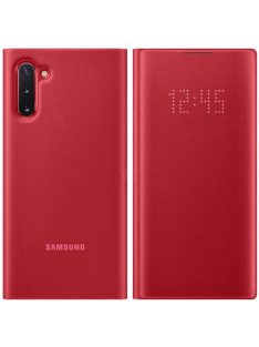   Samsung Galaxy Note 10 Gyári Tok LED View Cover EF-NN970PREGWW Piros
