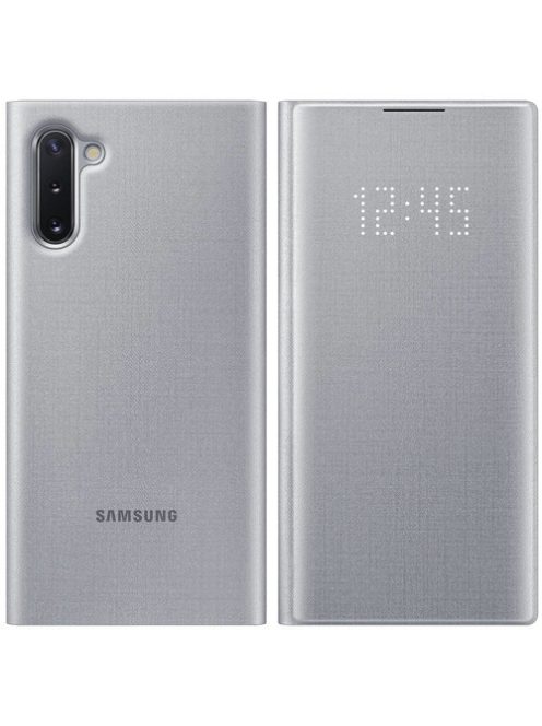 Samsung Galaxy Note 10 Gyári Tok LED View Cover EF-NN970PSEGWW Ezüst