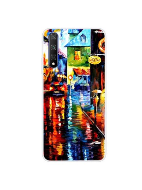 Huawei Honor 20 Szilikon Tok Mintás -RMPACK- Style ColorWords CW005