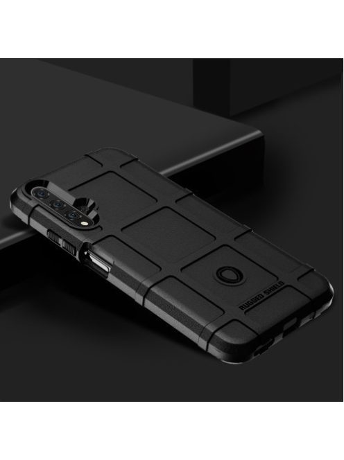 Huawei Honor 20 Ütésálló Tok Anti-Shock Series Rugged Shield -RMPACK- Fekete