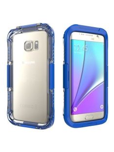   Samsung Galaxy S7 Edge Tok Vizálló / Vízhatlan Waterproof 10M-ig Sötékék
